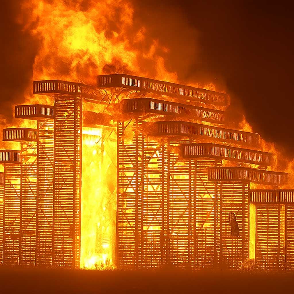 Cover art for Ash and Echoes (The Temple Song)