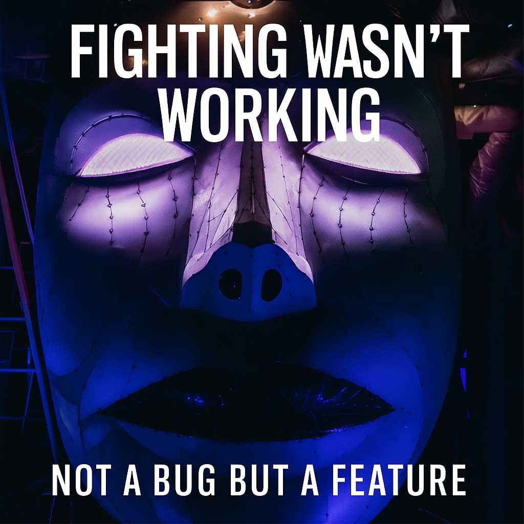 Cover art for Fighting Wasn't Working