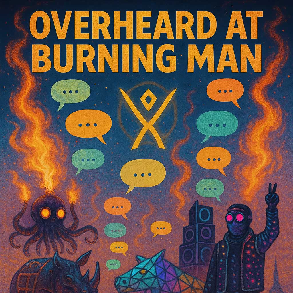 Cover art for Overheard at Burning Man
