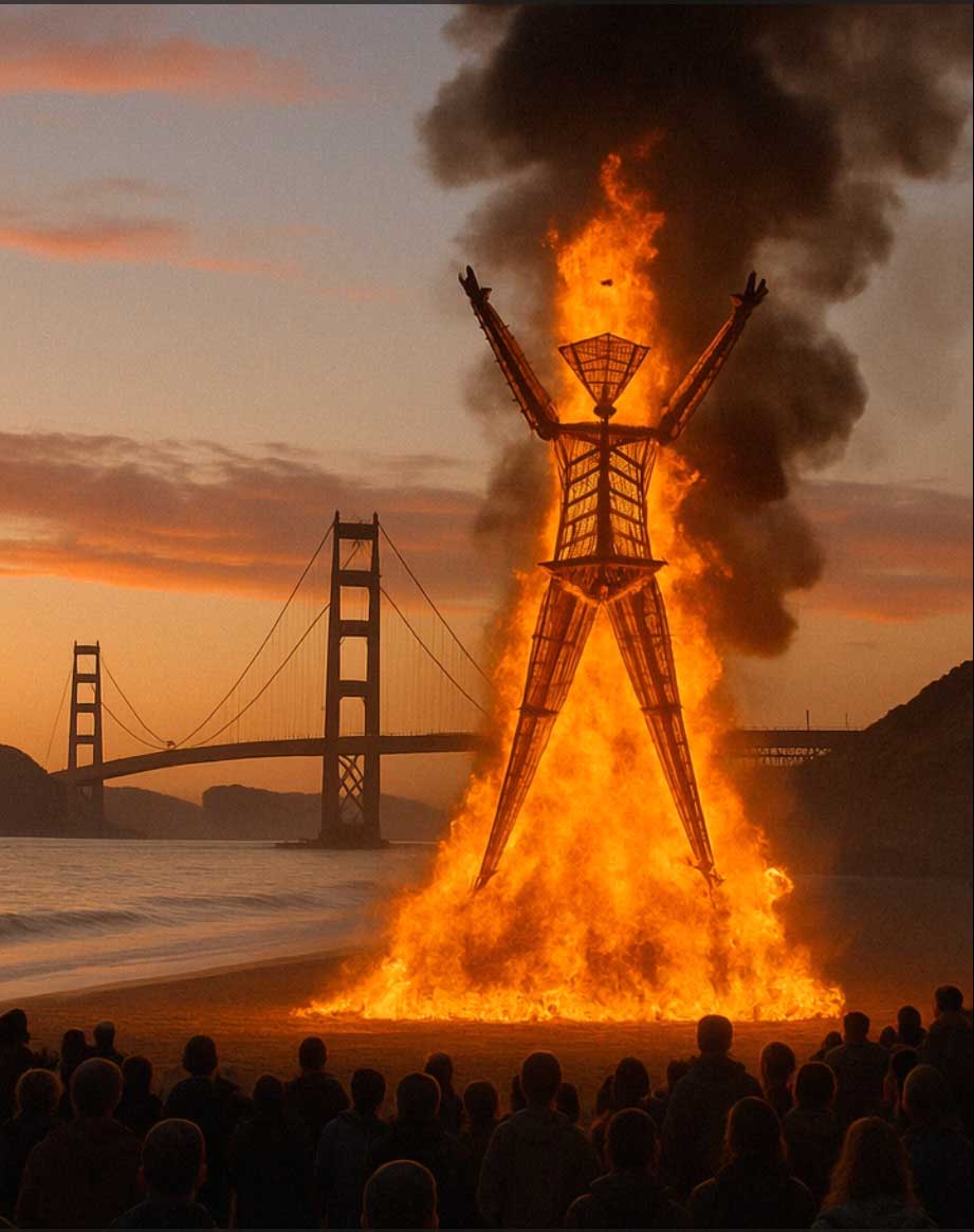 Cover art for We Did Start the Fire (Burning Man History Jam)